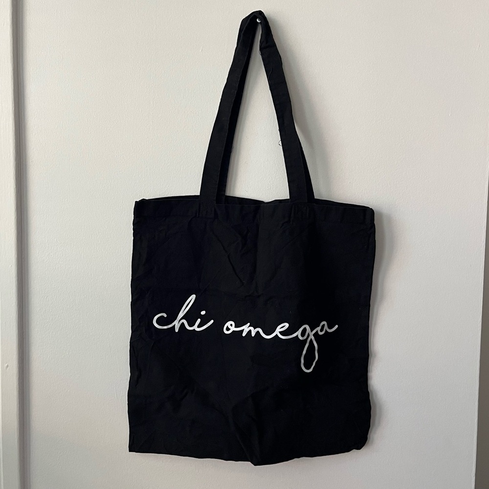 Chi Omega Canvas Tote Bag